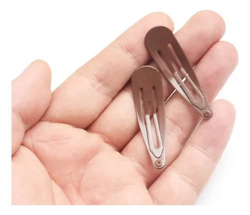 Pinza Clic Mediana Colores Tira 10 Unid X 3 Cartones