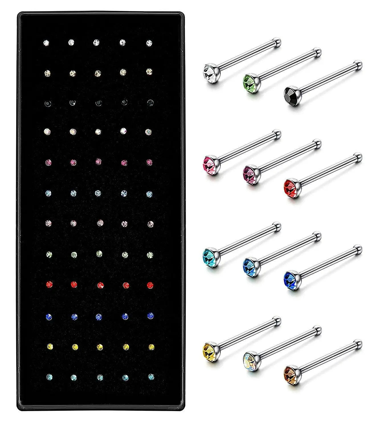 Pircing circón X 1 Caja