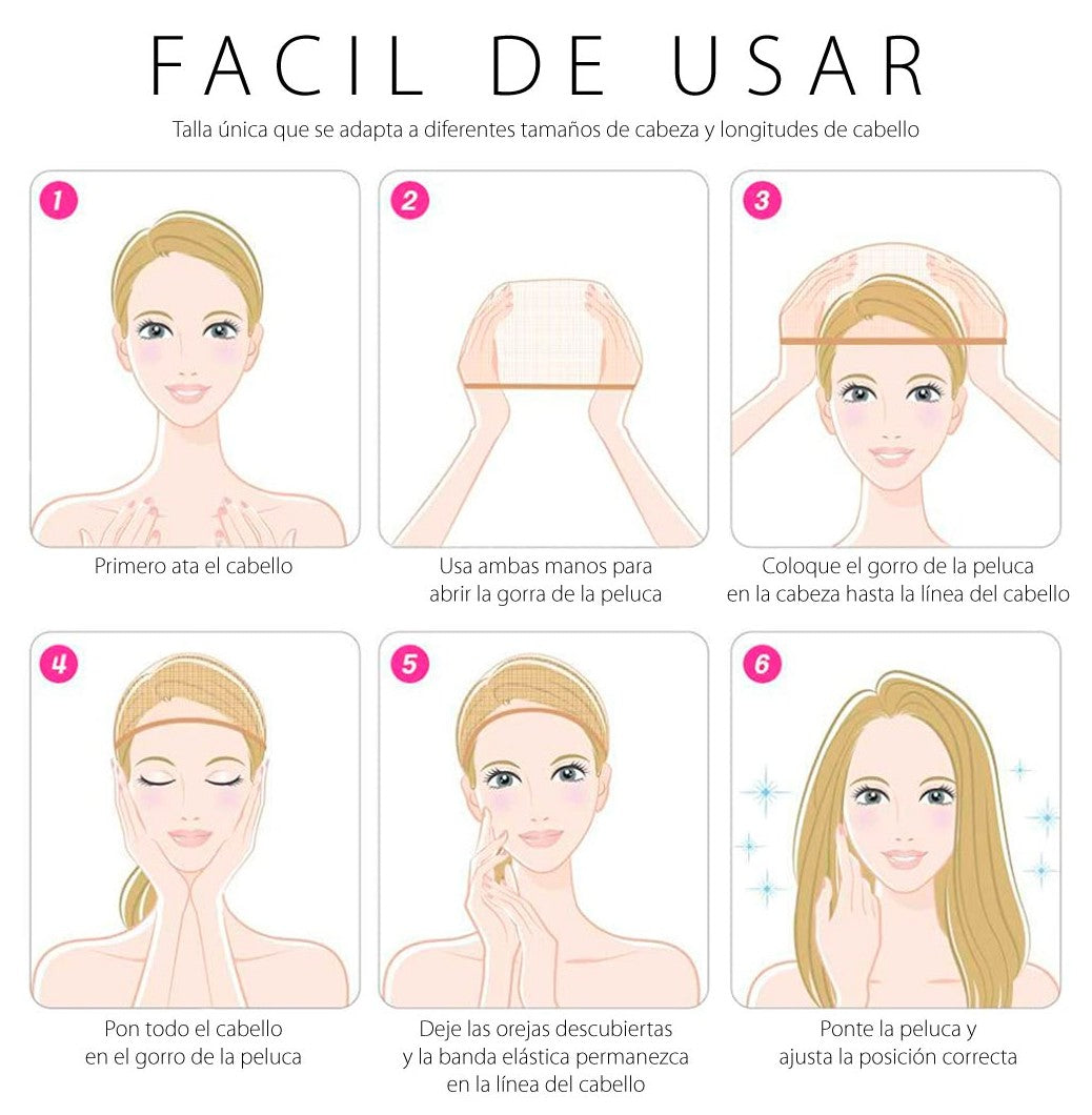 Gorro Tipo Media Velada X 6 Unid