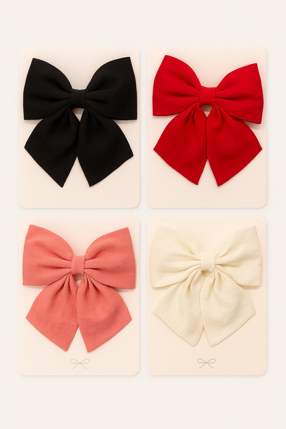 Moña Tradicional Lisa  Cartón X 12 Pares