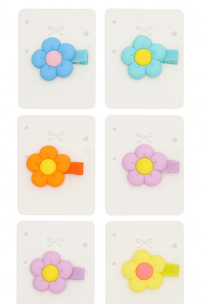 Hebilla Flor X 12 Pares