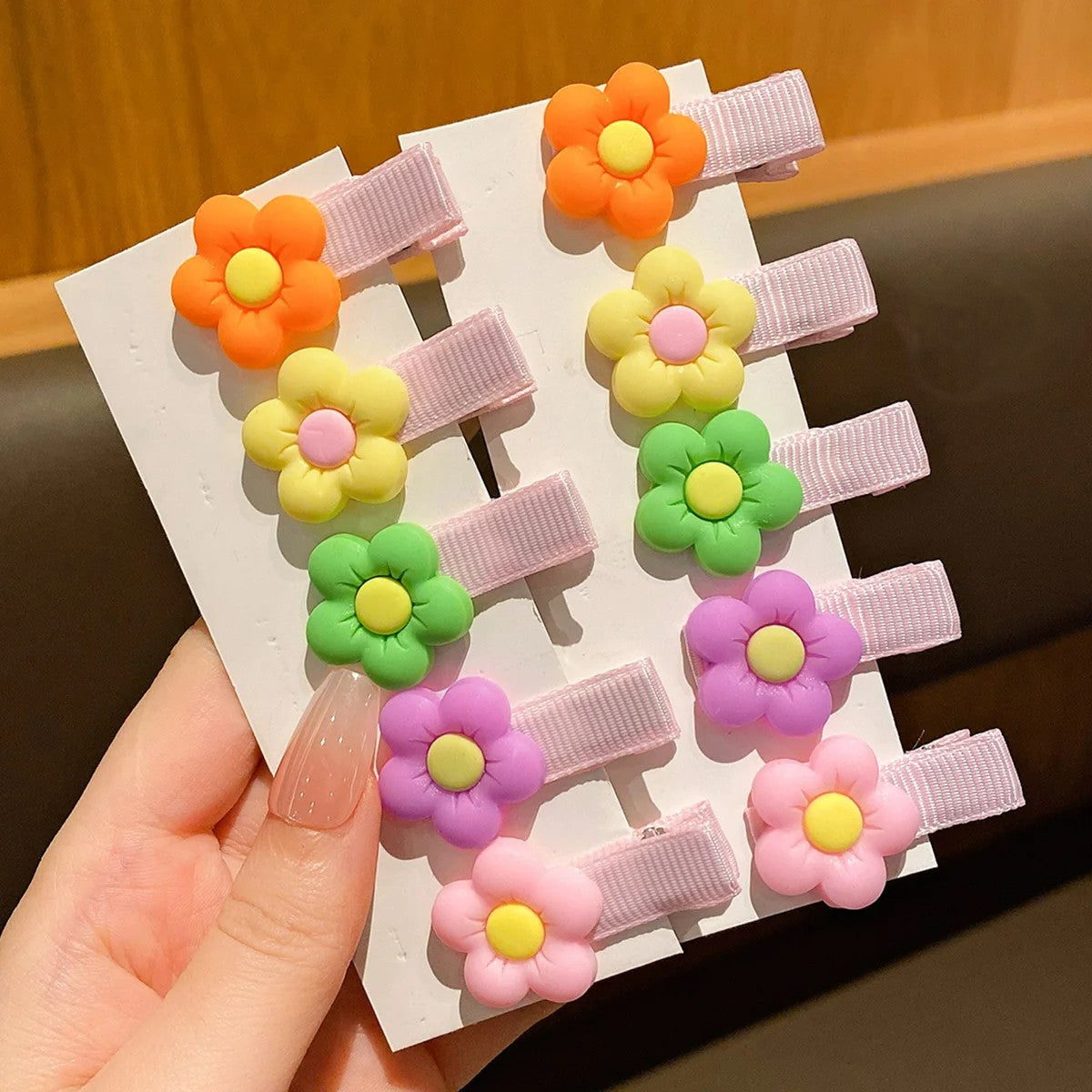 Hebilla Flor X 12 Pares