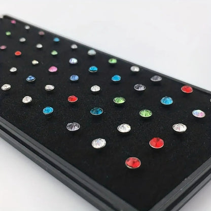 Pircing circón  X 1 Caja