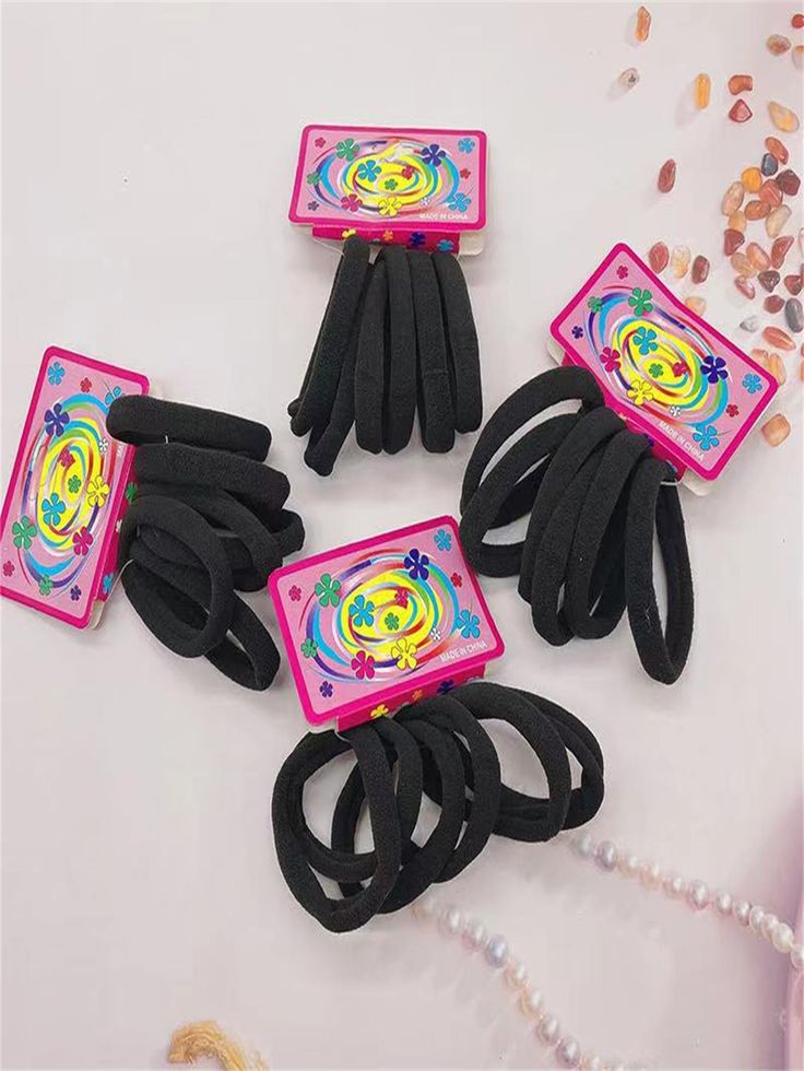 Colero Negro Grueso X 12 Paquetes