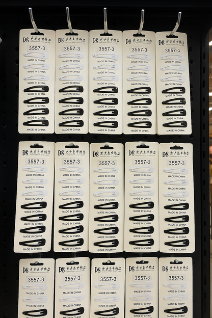 Pinza Clic Mediana Tira 10 Unid X 6 Cartones