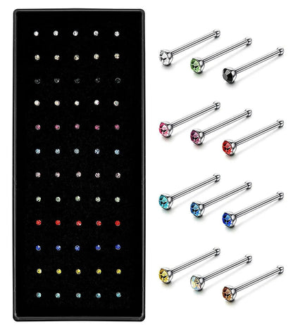Pircing circón  X 1 Caja