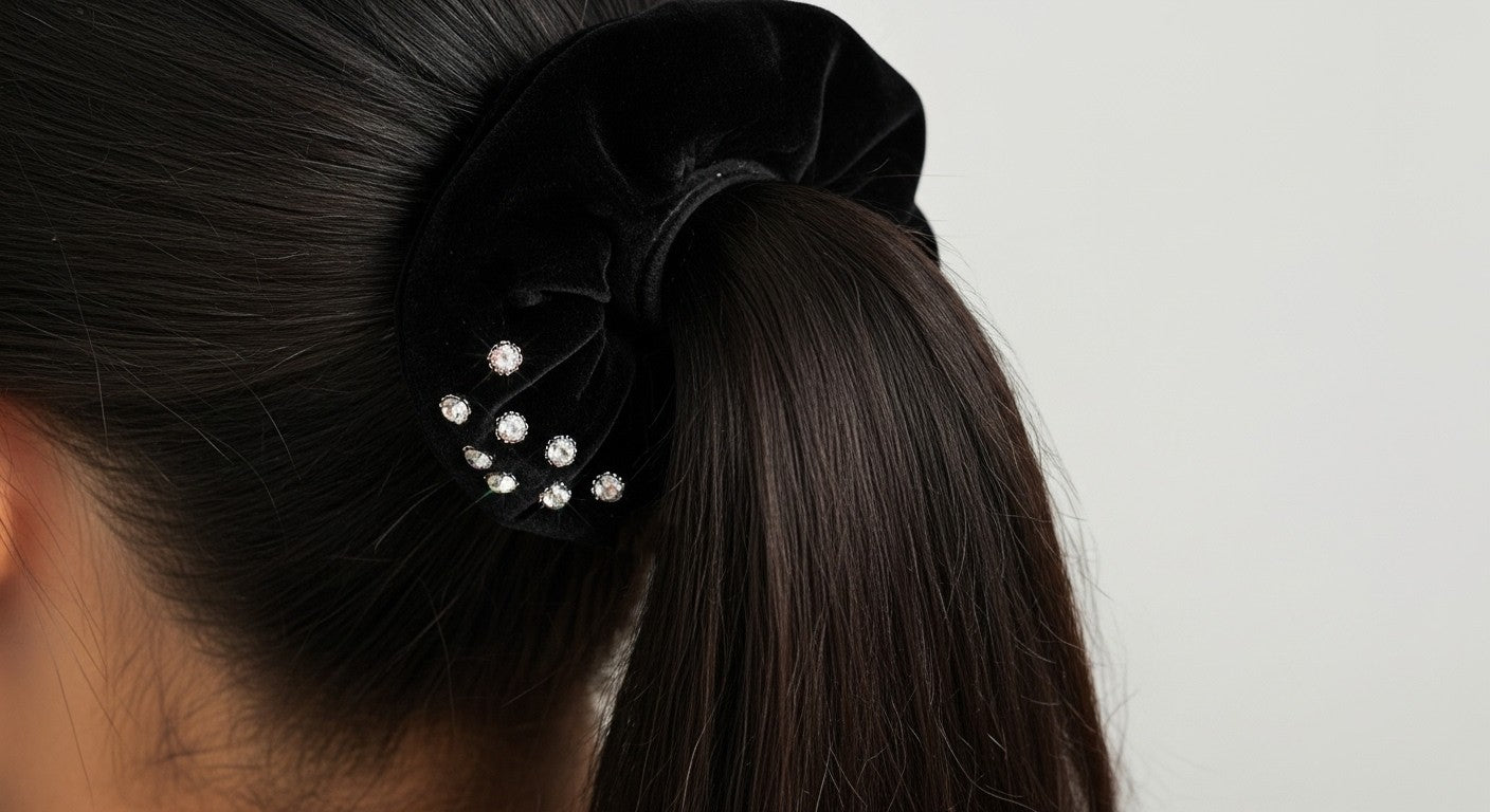 Moña Terciopelo Punto Circón – Paquete Surtido X 12 Unid